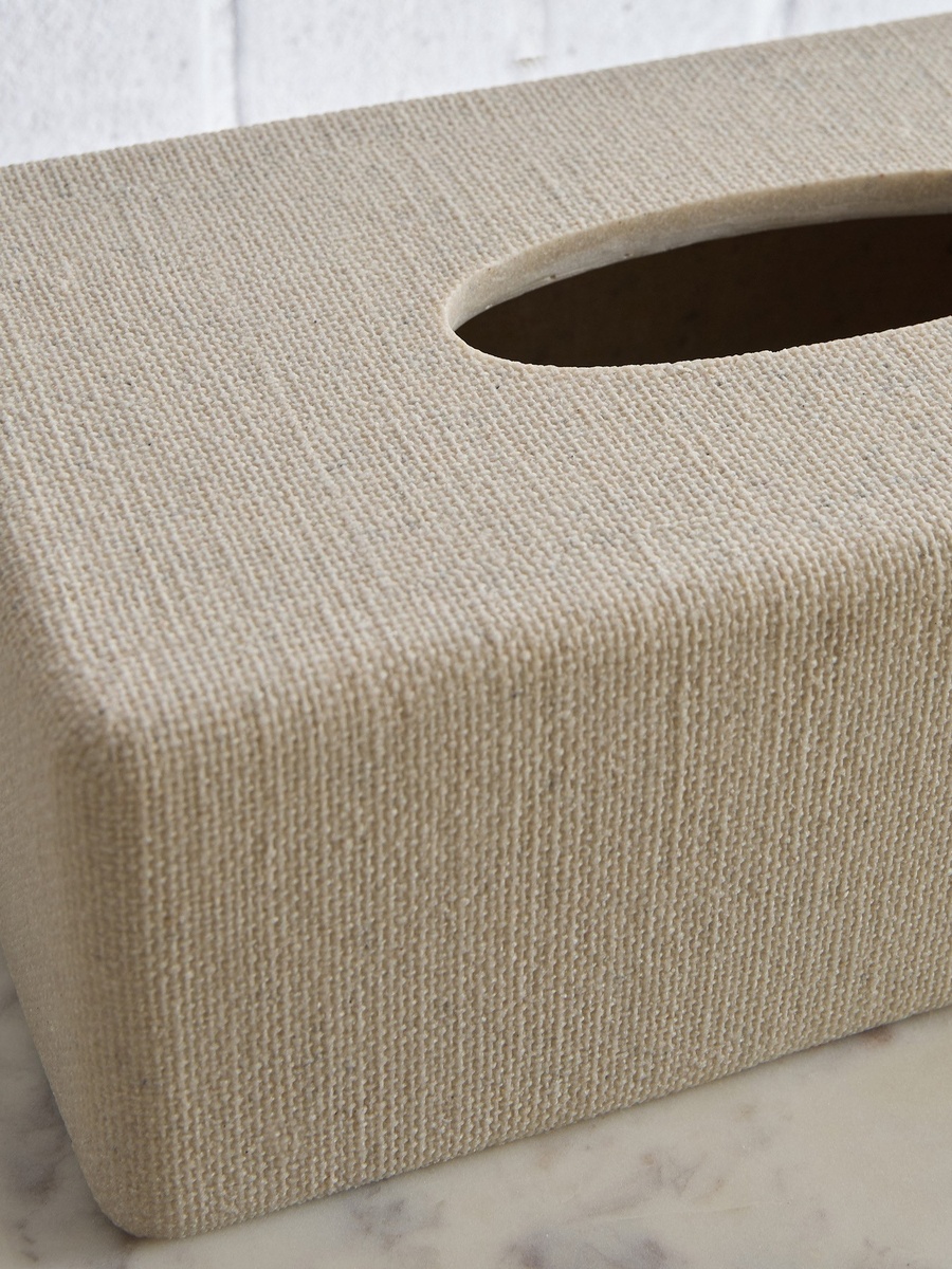 Satin Resin Tissue Box