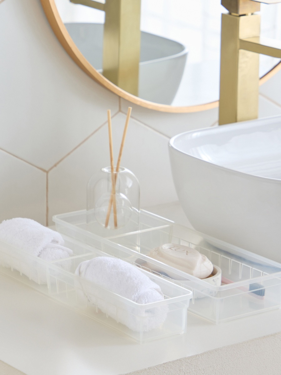 Delta Drawer Organiser with 1 Divider - 35x12x5 cm