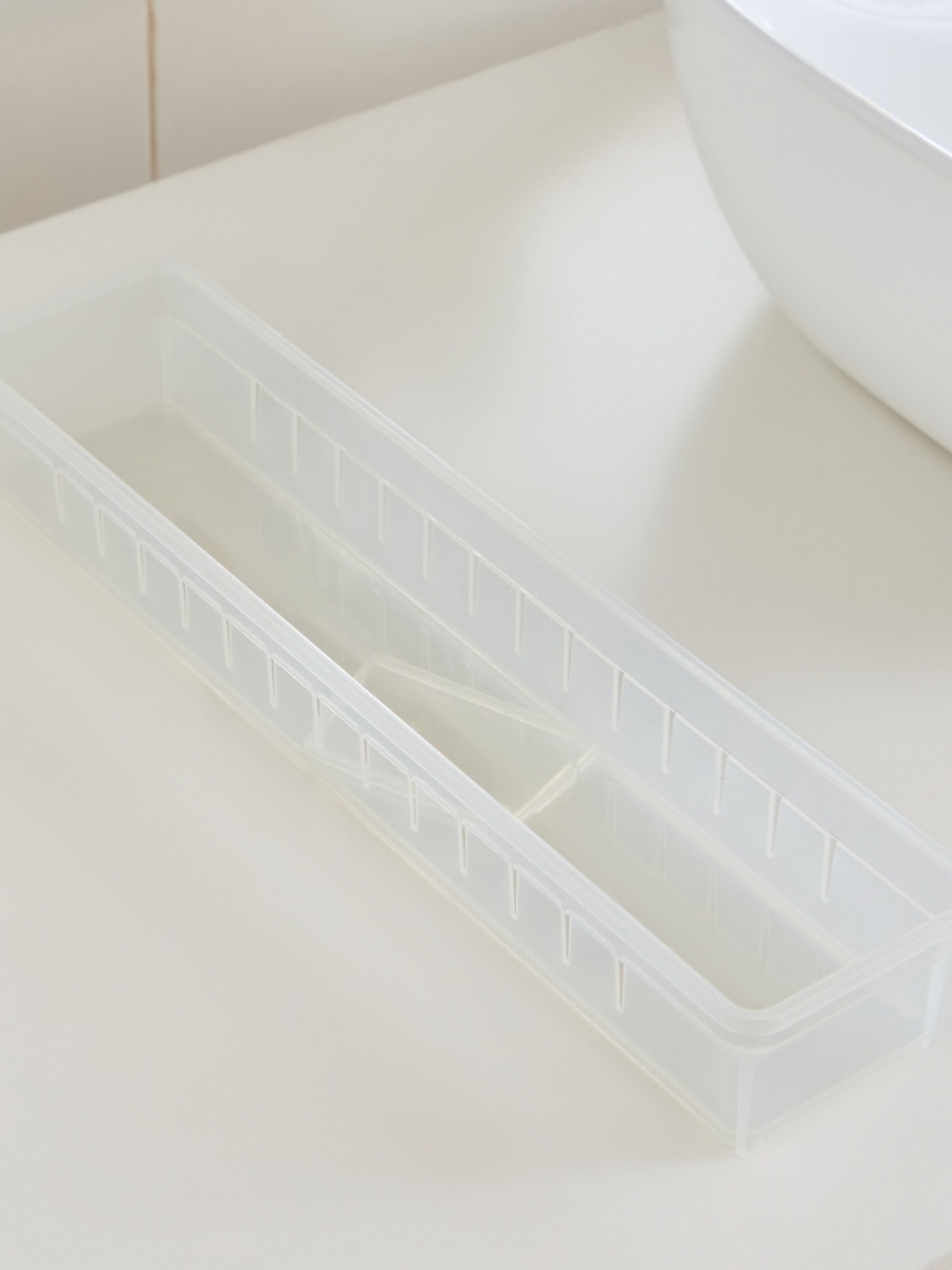 Delta Drawer Organiser with 2 Dividers - 35x8.1x5 cm