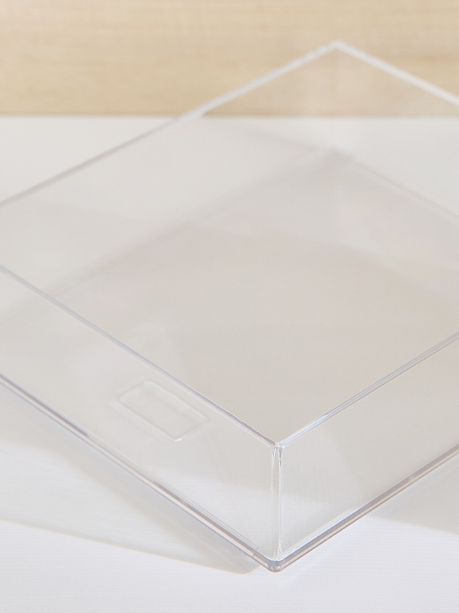 Crystal Stackable Vanity Tray - 15.6x19.1x4.8 cm