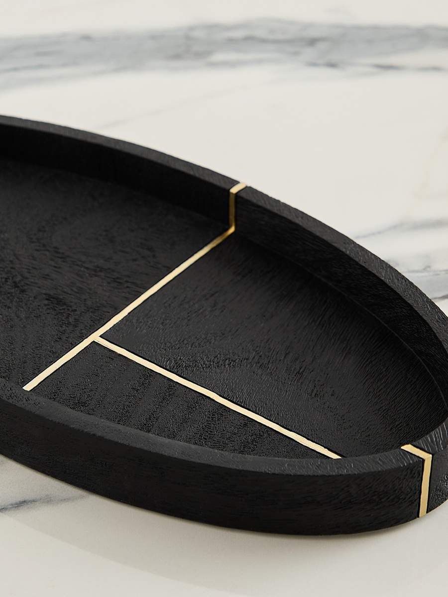 Luxe Resin Towel Tray - 30x2.5x15 cm