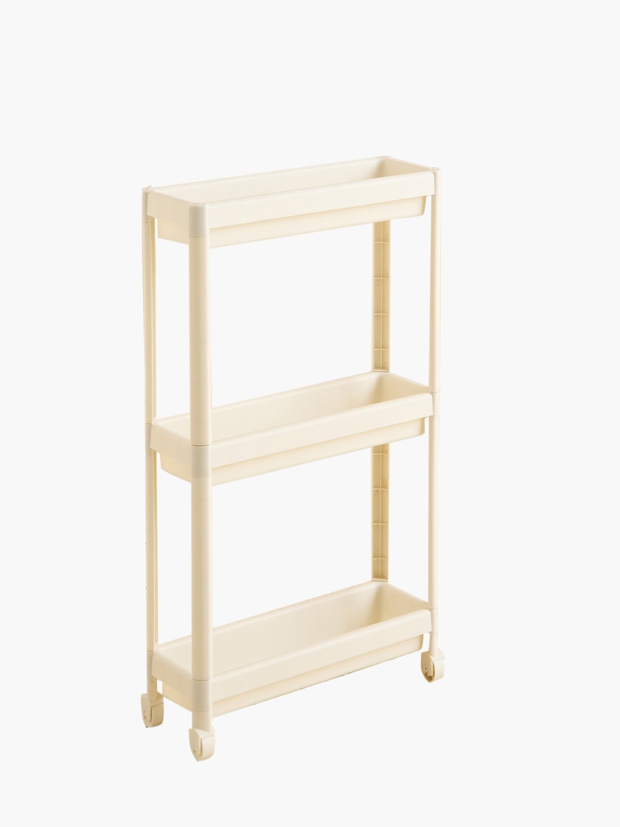Ovio 3-Tier Corner Storage Trolley - 53x18x70 cm