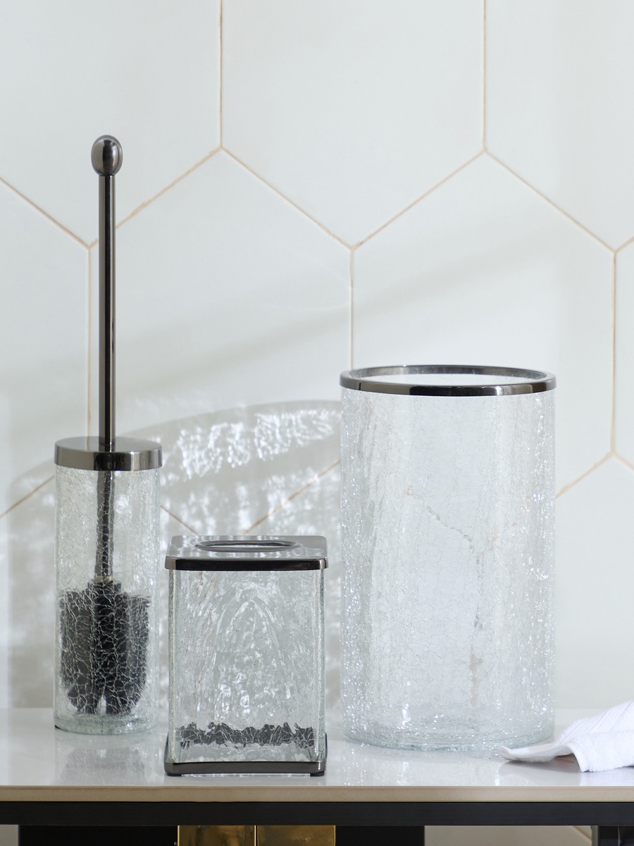 Cristal Glass Tissue Box Holder