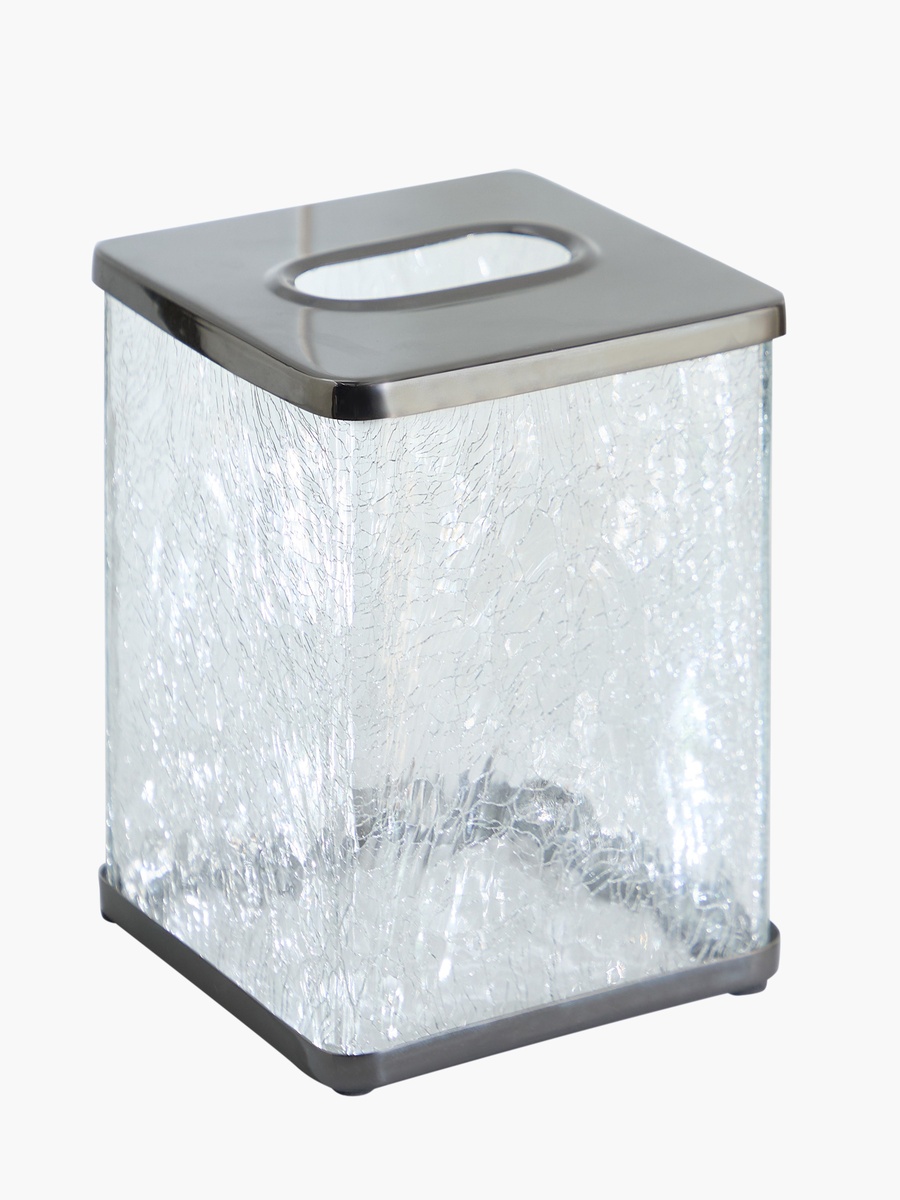 Cristal Glass Tissue Box Holder