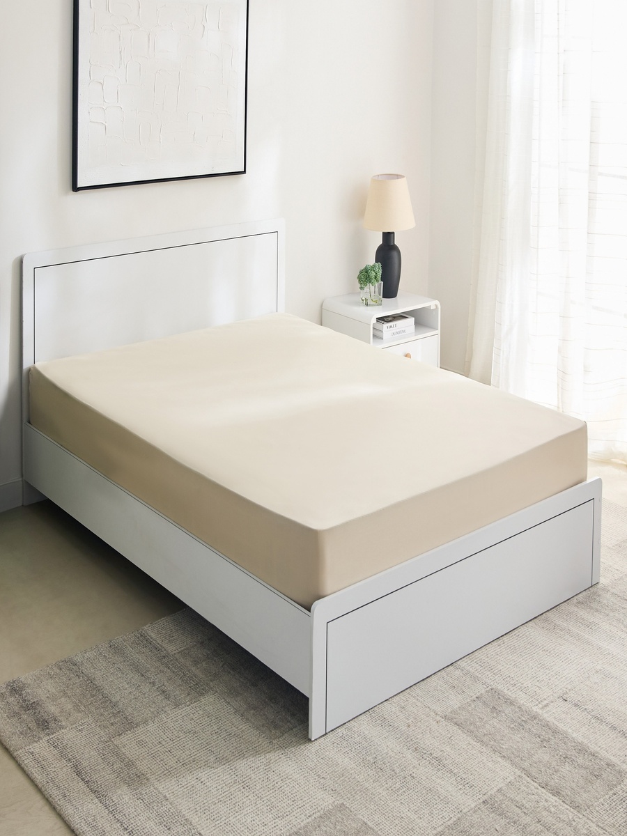Essential Cotton Olympic Queen Fitted Sheet - 160x200+36 cm