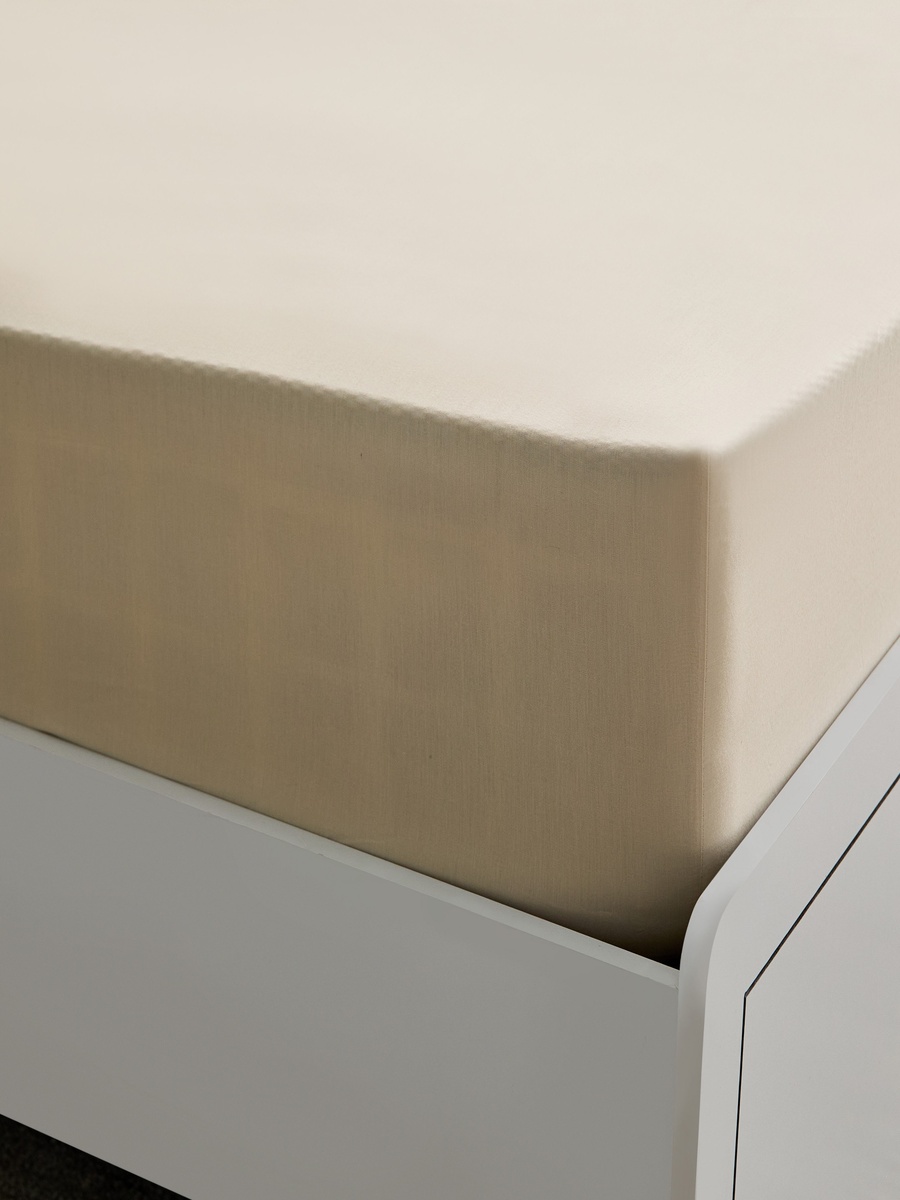 Essential Cotton Olympic Queen Fitted Sheet - 160x200+36 cm