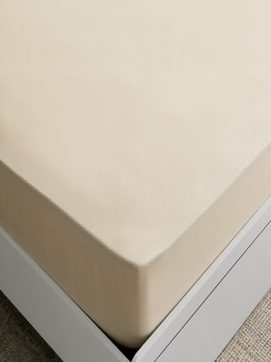 Essential Cotton Olympic Queen Fitted Sheet - 160x200+36 cm