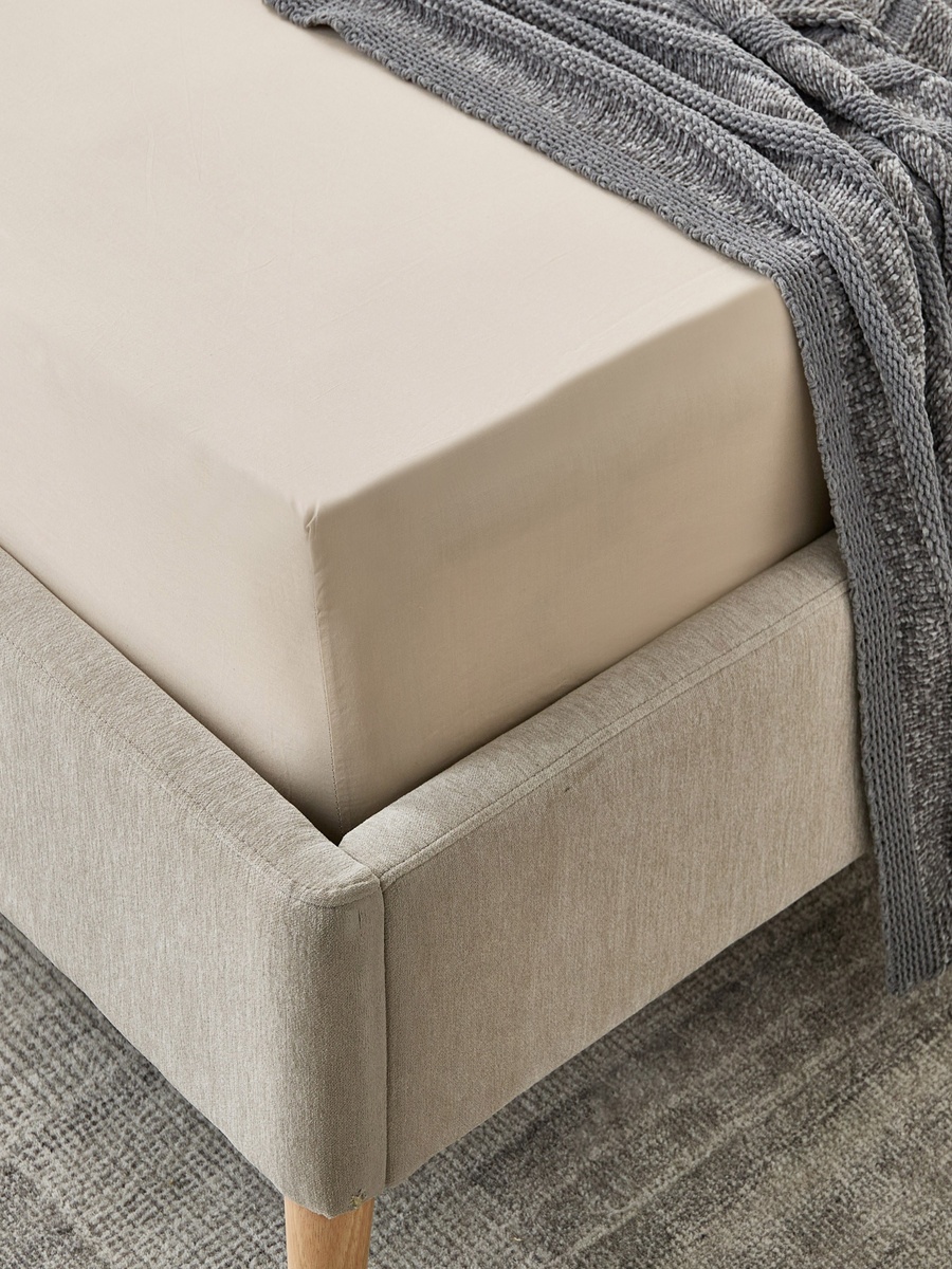 Essential Cotton Double Fitted Sheet - 140x200+36 cm