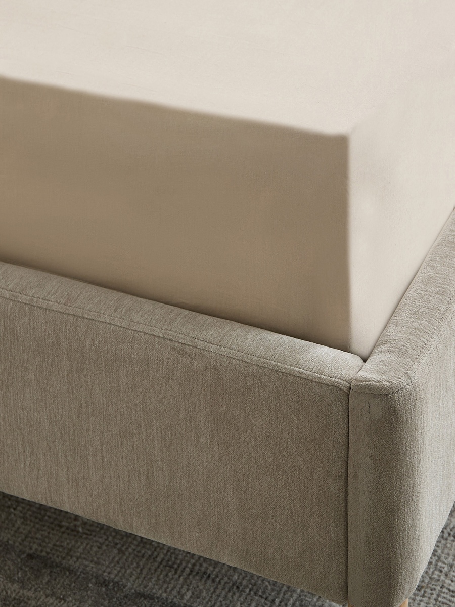 Essential Cotton Double Fitted Sheet - 140x200+36 cm