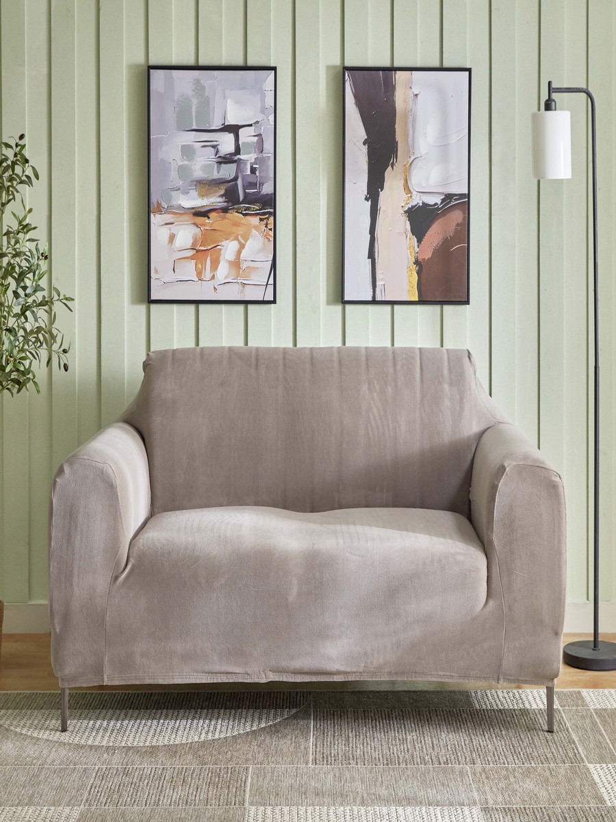 Veloura Velveteen 2-Seater Sofa Cover - 135-175 cm