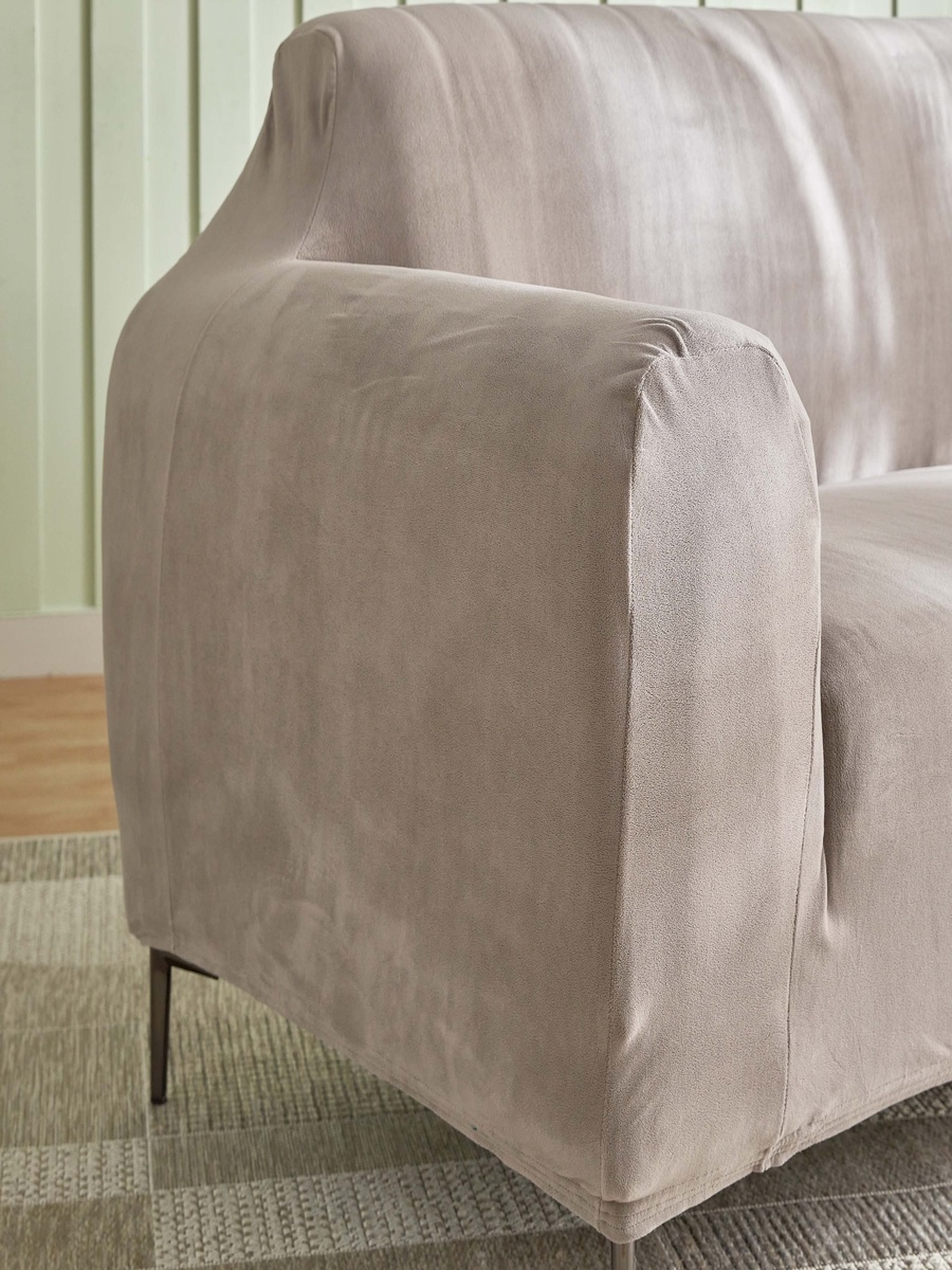 Veloura Velveteen 2-Seater Sofa Cover - 135-175 cm