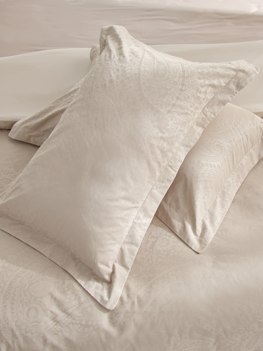 Opulent Luxe Printed 3-Piece Cotton Jacquard Super King Duvet Cover Set - 220x240 cm