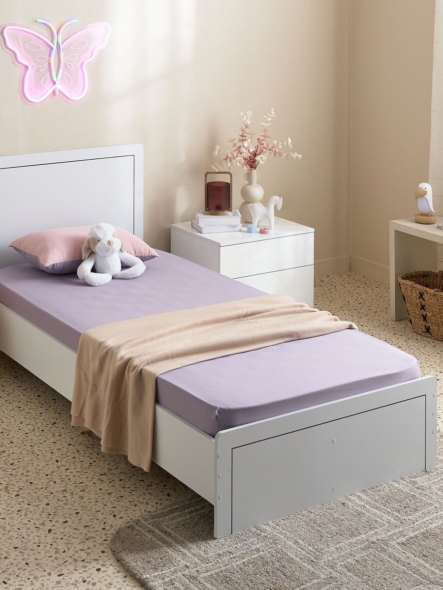Flipzy Microfibre Single Fitted Sheet - 90x190+20 cm