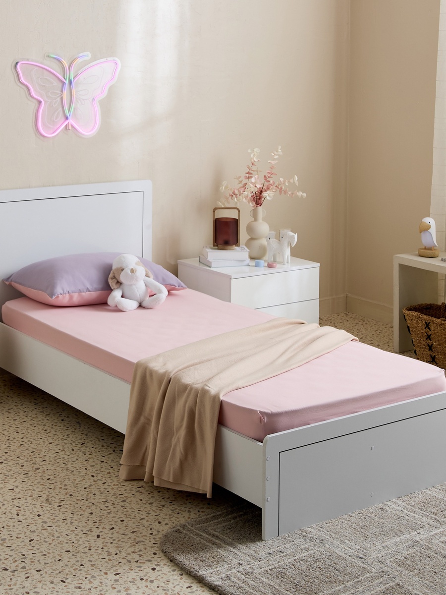 Flipzy Microfibre Single Fitted Sheet - 90x190+20 cm