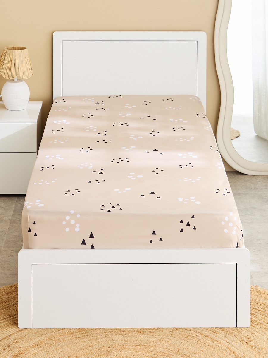 Joy Slumber Safari Single Microfibre Fitted Sheet - 90x200+25 cm