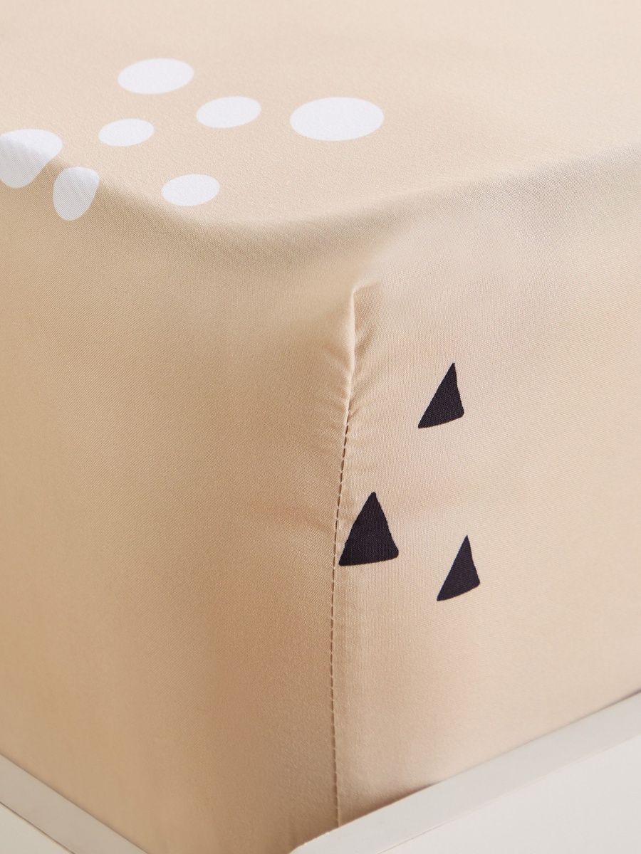 Joy Slumber Safari Single Microfibre Fitted Sheet - 90x200+25 cm