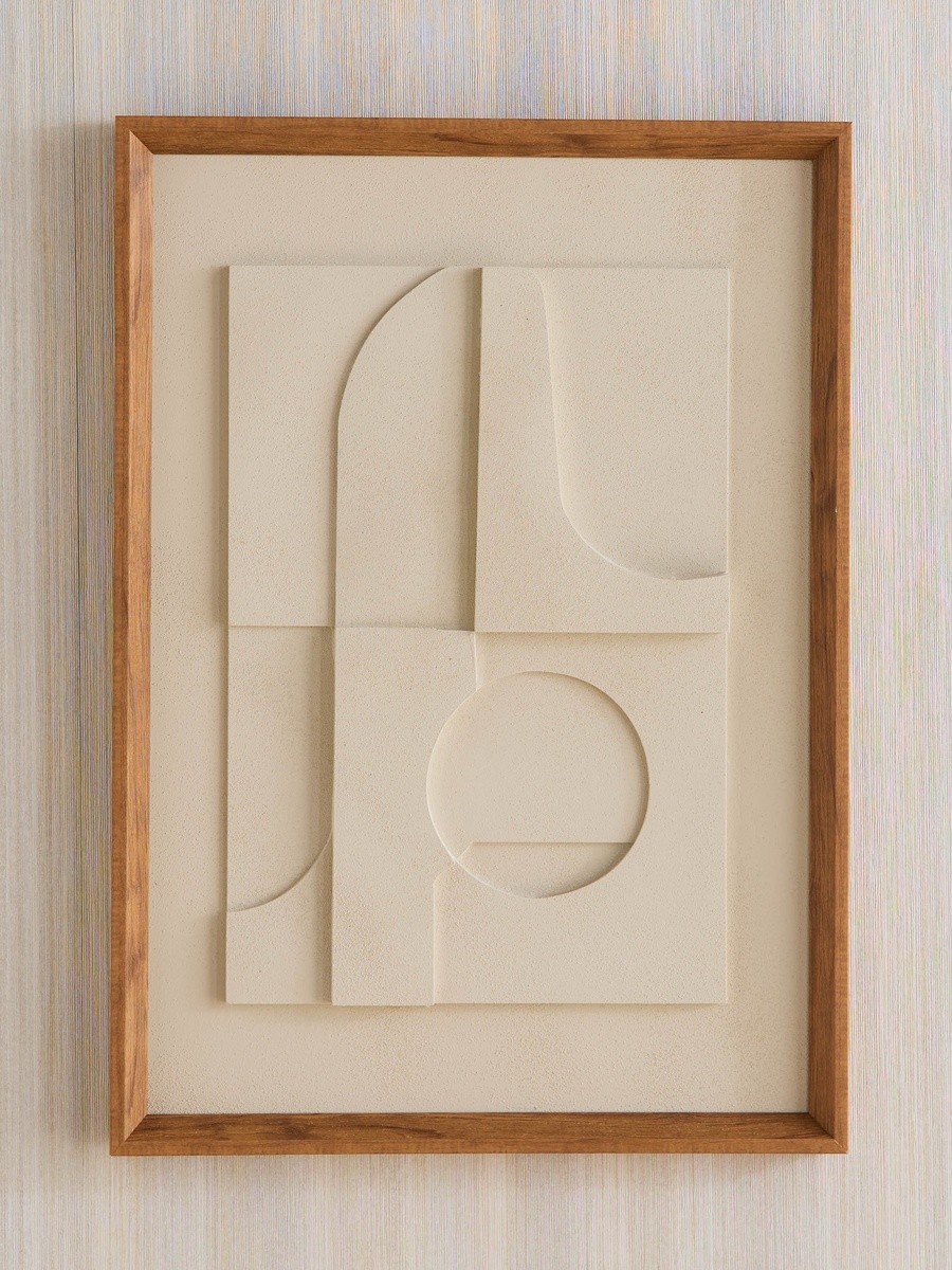 Latigo 3D Framed Foam Board Wall Art Canvas - 50x70x4 cm
