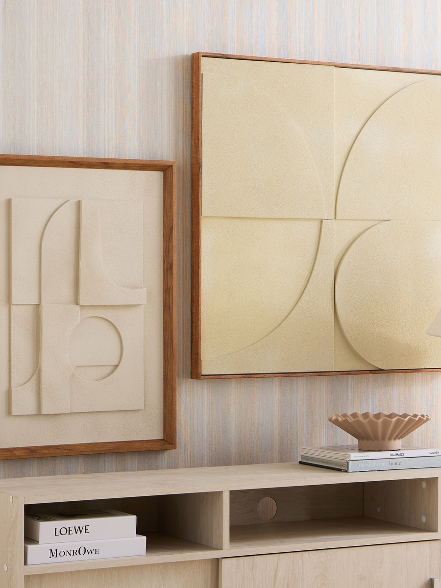 Latigo 3D Framed Foam Board Wall Art Canvas - 50x70x4 cm
