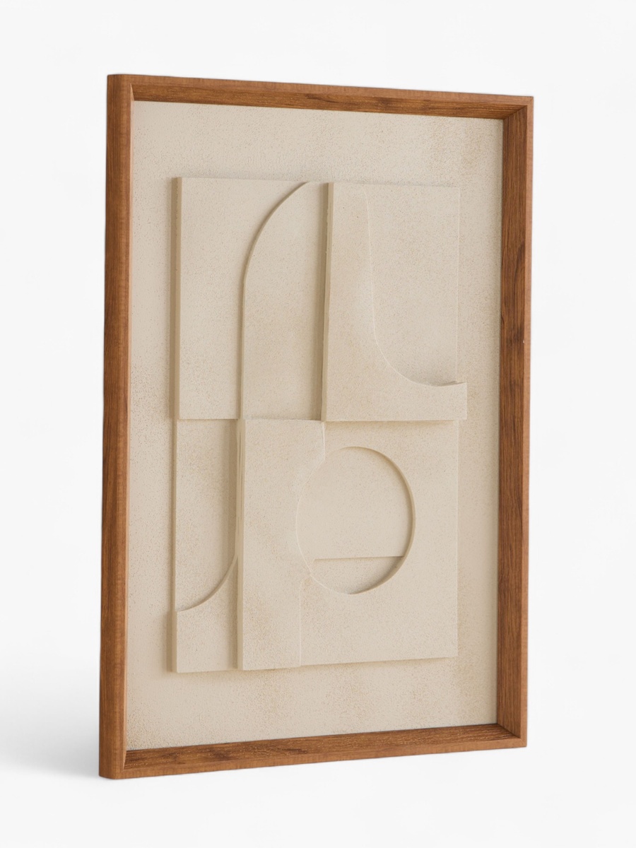 Latigo 3D Framed Foam Board Wall Art Canvas - 50x70x4 cm