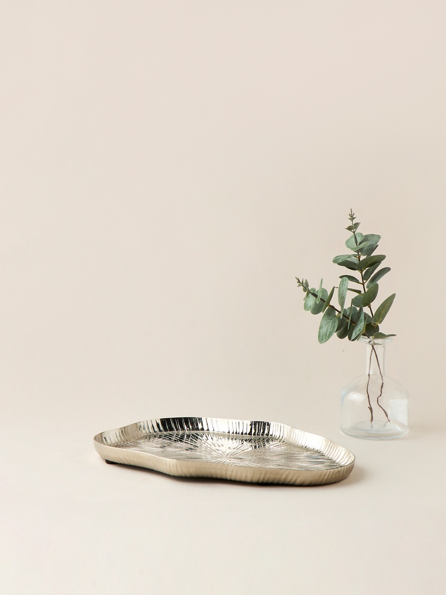 Decorative Textured Tray - 35x25x2 cm