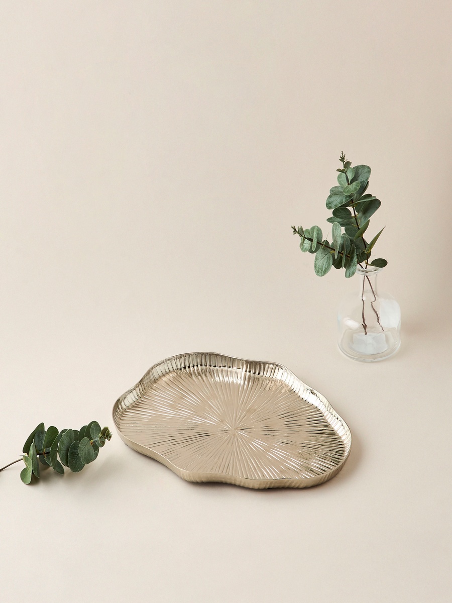 Decorative Textured Tray - 35x25x2 cm