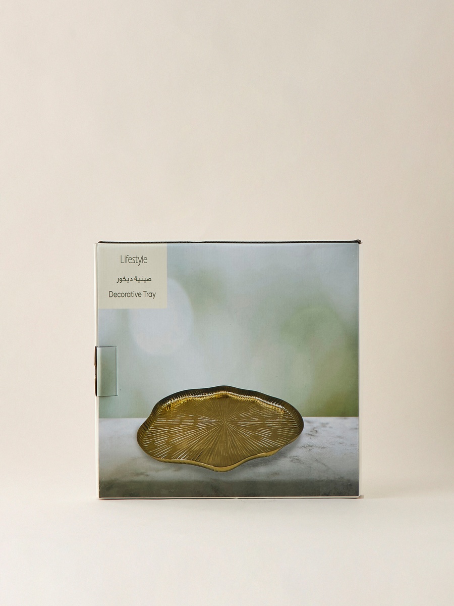 Decorative Textured Tray - 35x25x2 cm