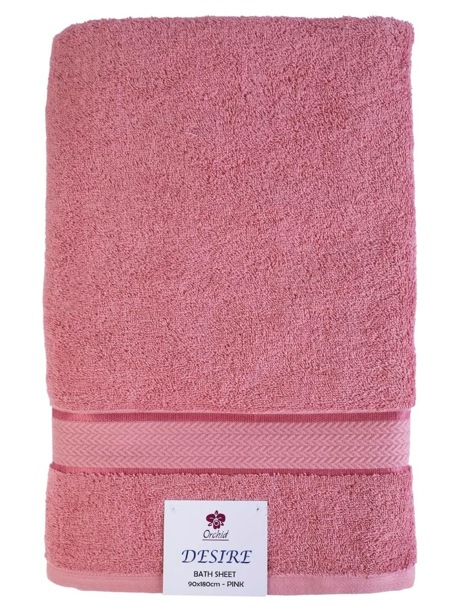 Bath Sheet 89X178 cm Pink