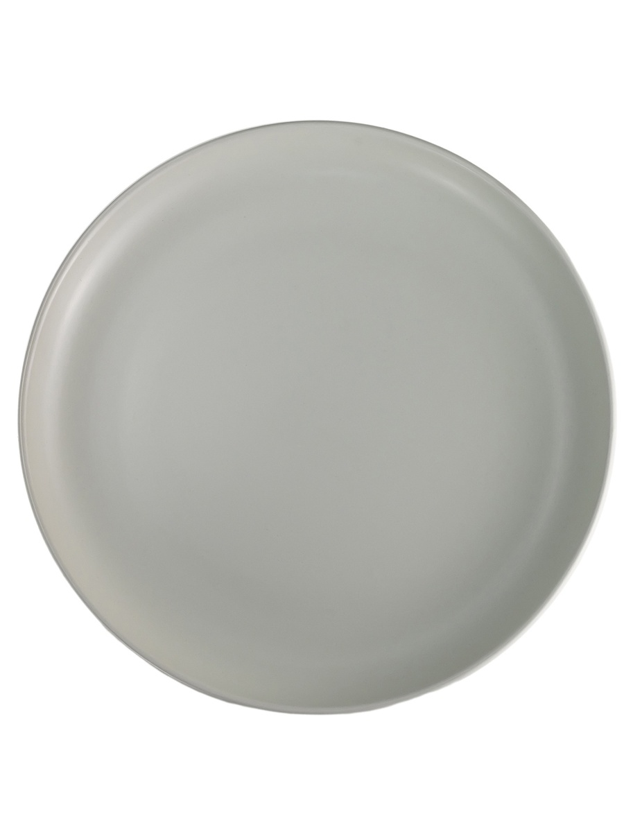 12-Piece Shallow Nordic Dinner Set, Elegant Grey