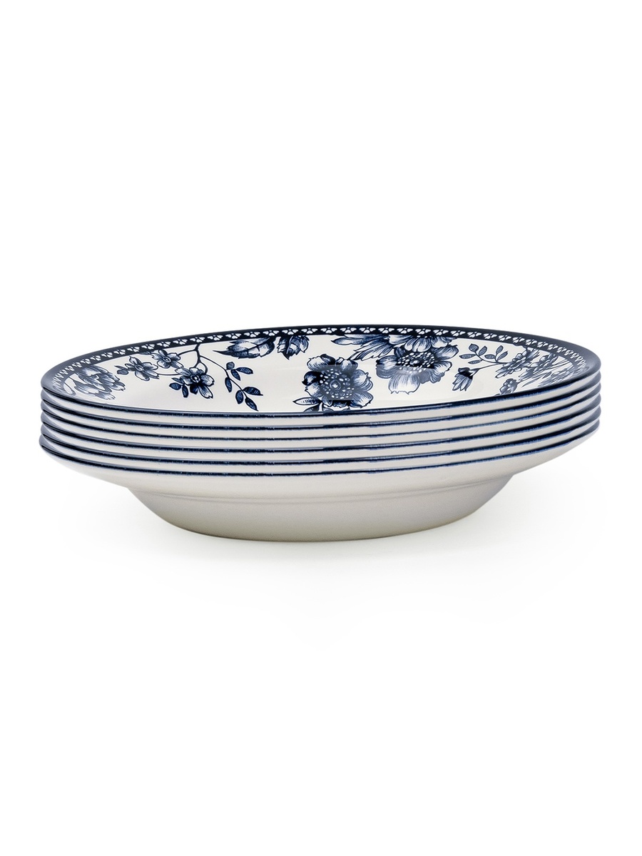 طقم 6 قطع أطباق شوربة سيراميك مقاس 9 بوصة