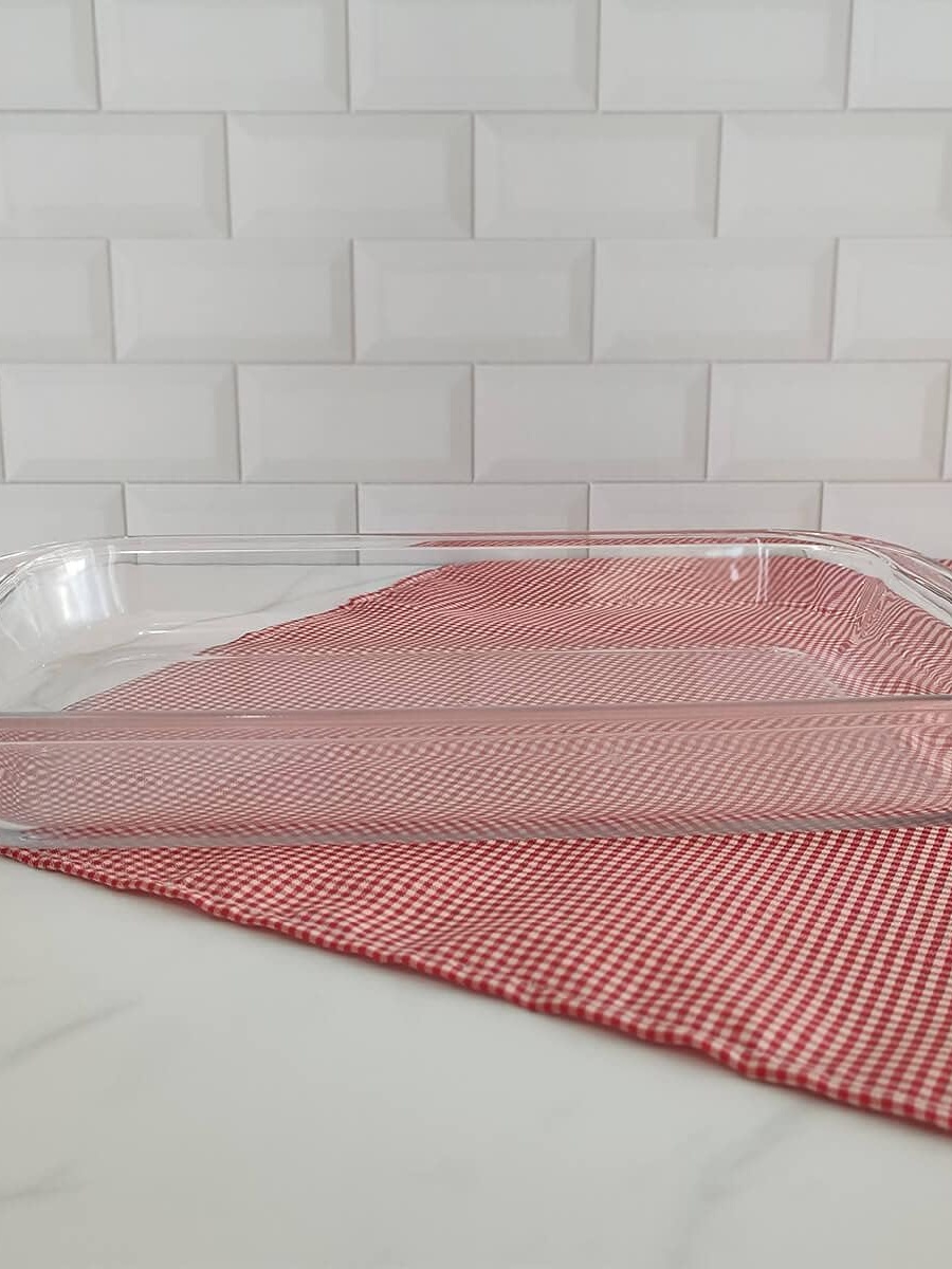 Large Rectangular Glass Roaster 2.9L