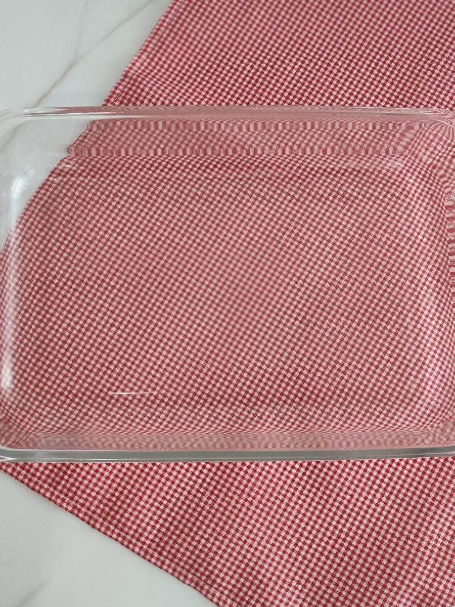 Medium Deep Rectangular Glass Roaster 3.7L