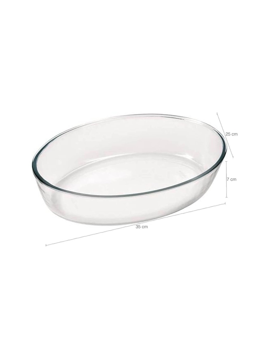 Medium Oval Glass Roaster 3.2L