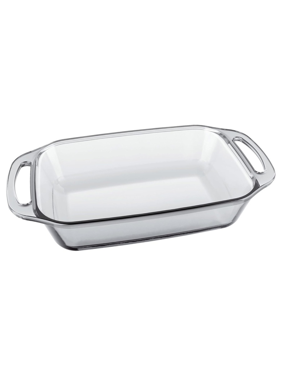 Small Rectangular Glass Roaster with Handle 2.1L