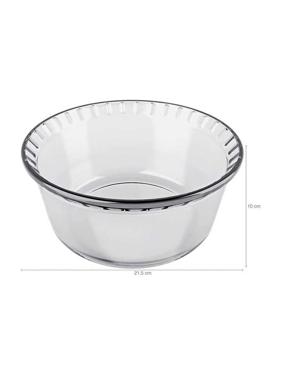 Large Glass Souffle Dish 2.4L
