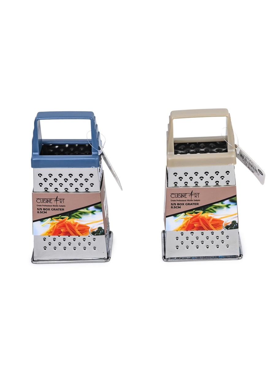 1-Piece Stainless Steel Box Grater 8.5cm