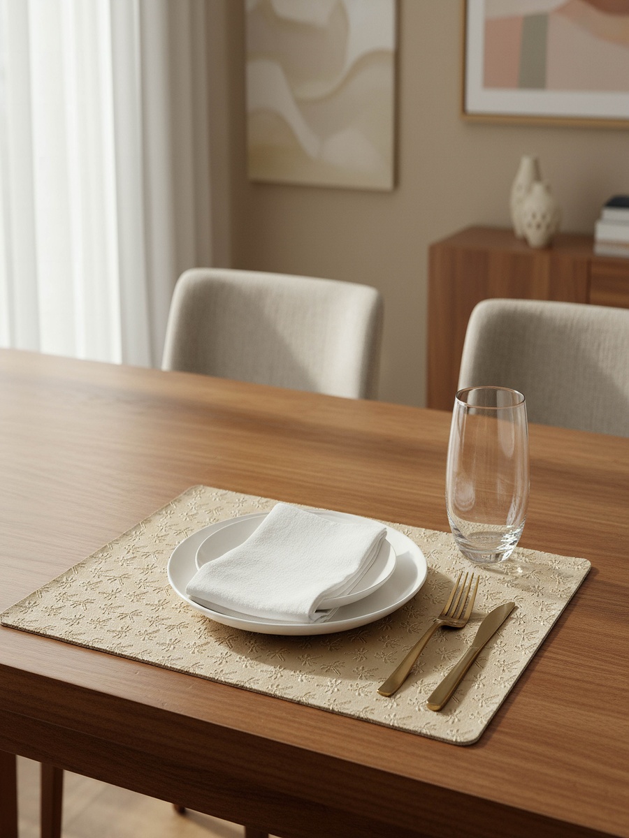 LayOn Palm Embossed Placemat - 30x45 cm