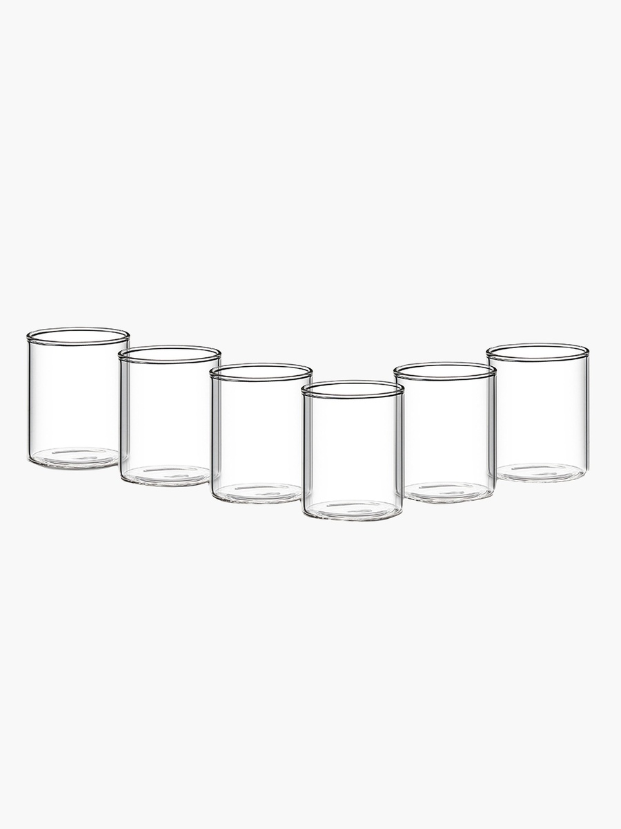 Borosil 6-Piece Vision Glass Set - 120 ml