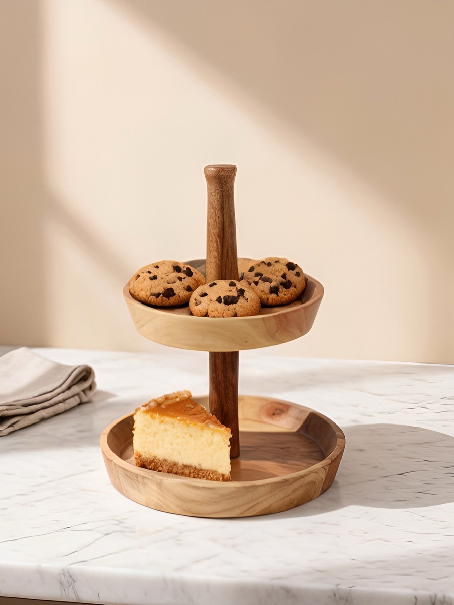 Albero 2-Tier Cake Stand - 26.5x26.5x23 cm