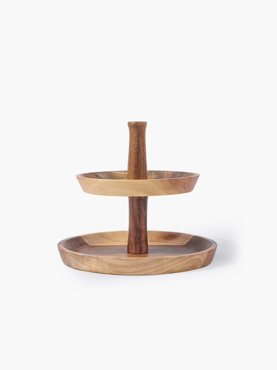 Albero 2-Tier Cake Stand - 26.5x26.5x23 cm