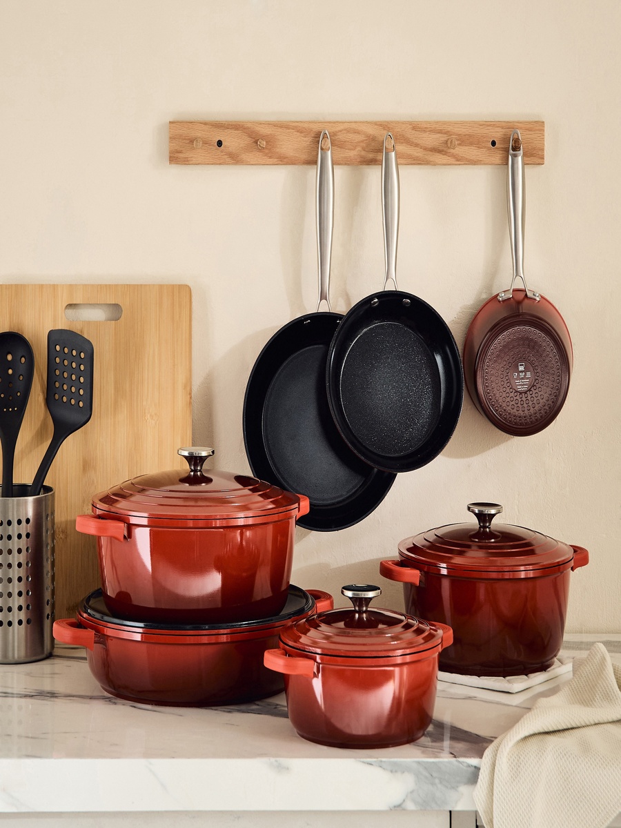 La Calda Cast Aluminium Induction Fry Pan - 24 cm