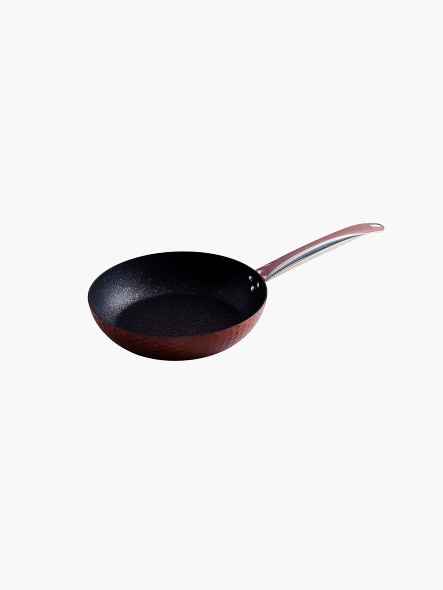 Feast Copper Hammered Wok - 32 cm