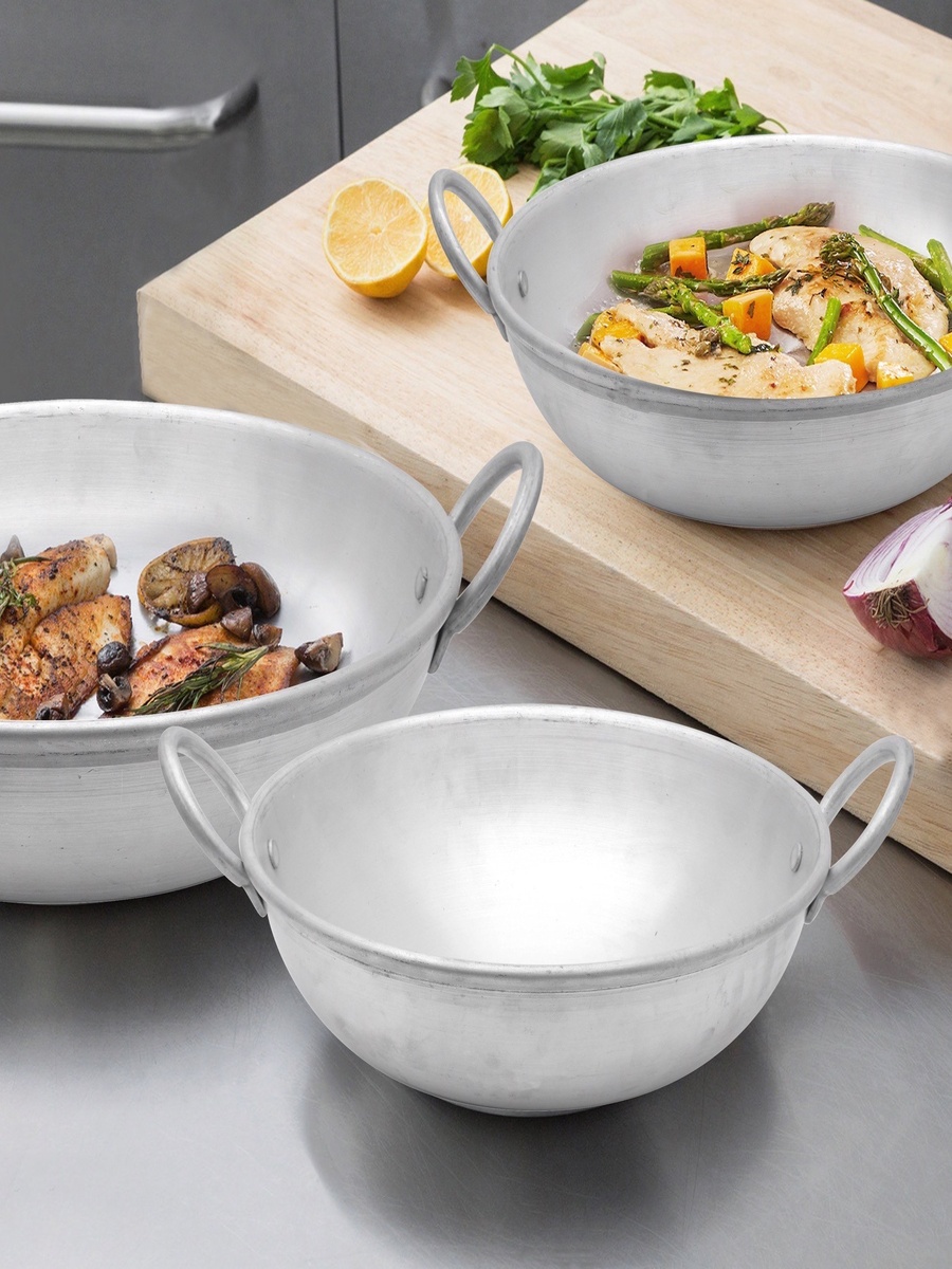 Fiona Aluminium Kadai - 38 cm