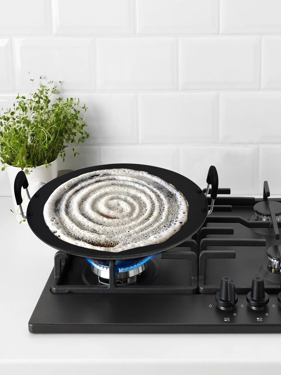 Fiona Round Non-Stick Flat Tawa - 37.5 cm