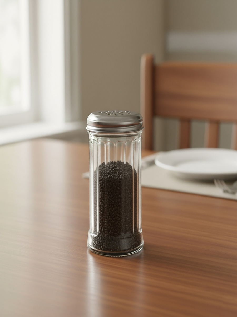 Feast Glass Spice Dispenser- 7.5x13.5 cm