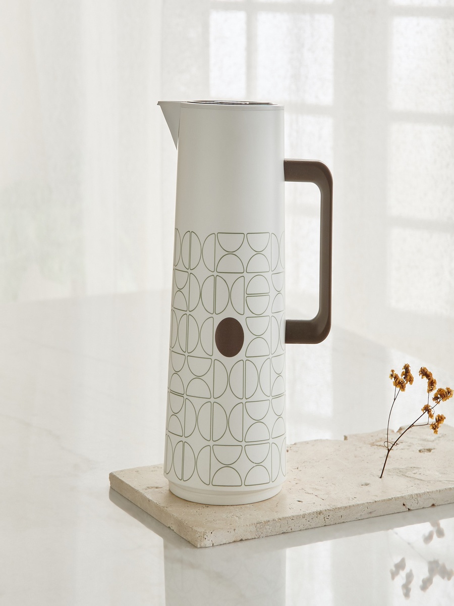 Ridge Hot and Cold Geo Vacuum Flask - 1 L