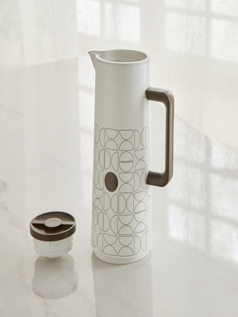 Ridge Hot and Cold Geo Vacuum Flask - 1 L