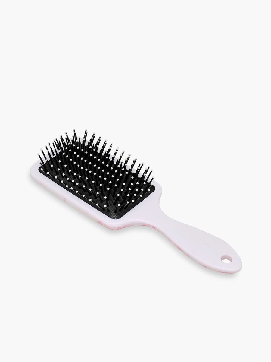 Paddle Hair Brush with Marble Print