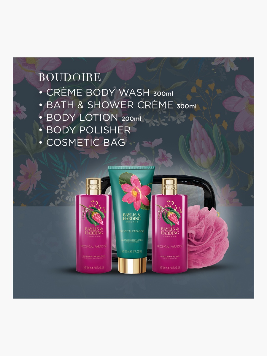 Floral Vanity Bag Gift Set