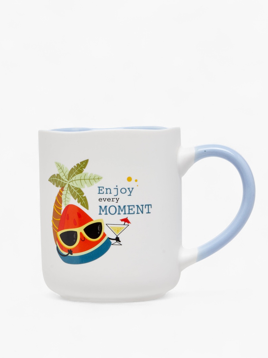 Watermelon Print New Bone China Mug with Handle - 380 ml