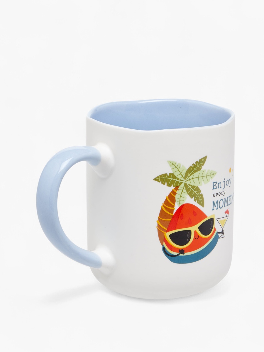 Watermelon Print New Bone China Mug with Handle - 380 ml
